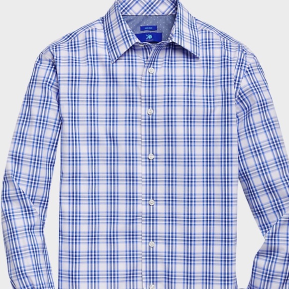 Egara Other - Egara Blue Plaid Sports Shirt